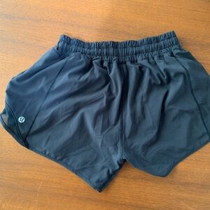 Black Lululemon Running Shorts - Size 4